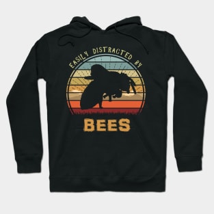 Easily Distracted By Bees Hoodie